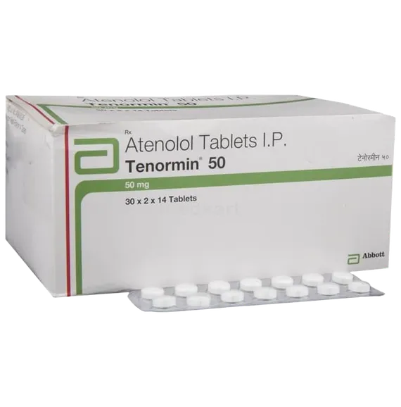 tenormin 50mg tablet 14's